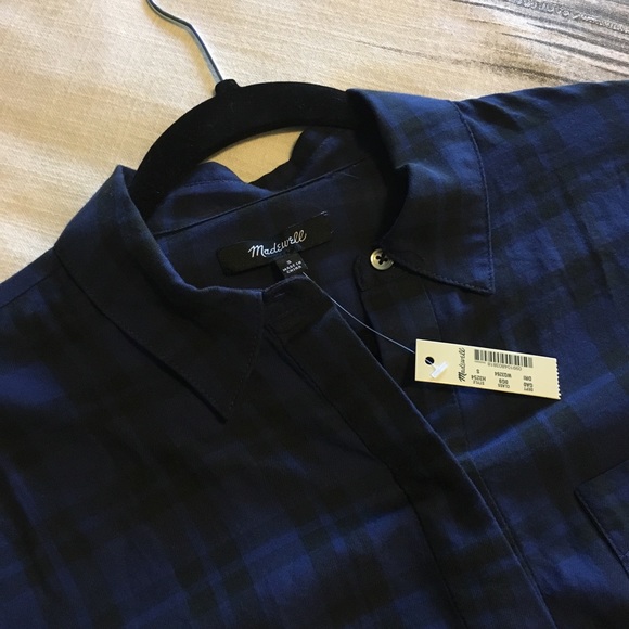 Madewell Wrap-Front Shirt in Arion Plaid - Picture 4 of 7